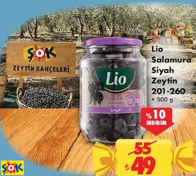 LİO SALAMURA SİYAH ZEYTİN LİO SALAMURA SİYAH ZEYTİN